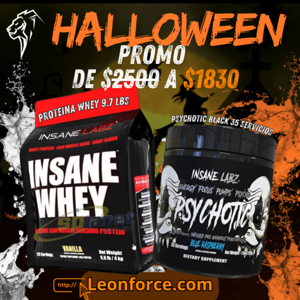 INSANE whey + Pre Bllack